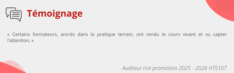 Témoignage HTS107 2025-2026