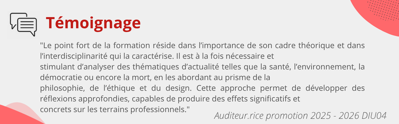 Verbatim auditrice DIU04 2025-2026